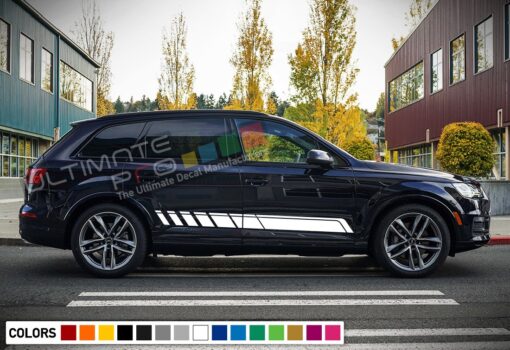 Decal Sticker Stripe Kit Compatible with Audi Q7 2008-Present