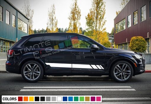 Decal Sticker Stripe Vinyl Kit Compatible with Audi Q7 2008-Present