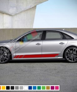 Copy of Decal Sticker Stripe Kit Compatible with Audi A8 2008-Present