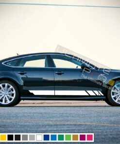 Decal Sticker Stripes Kit Compatible with Audi A7 2008-Present