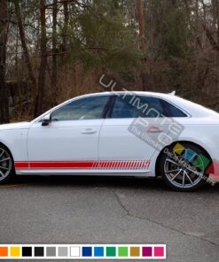 Decal Sticker Vinyl Stripe Kit Compatible with Audi A4 2008-Present