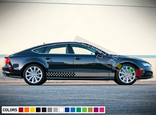 Decal Sticker Stripe Kit Compatible with Audi A7 2008-Present