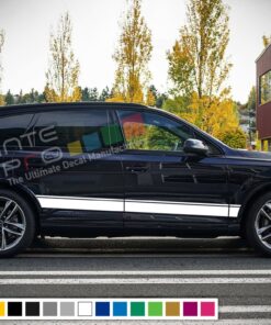 Decal Stickers Stripe Kit Compatible with Audi Q7 2008-Present