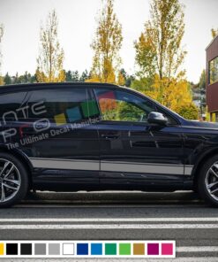 Decal Stickers Stripe Kit Compatible with Audi Q7 2008-Present