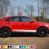 Decal Sticker Stripe Vinyl Kit Compatible with Audi Q3 2008-Present