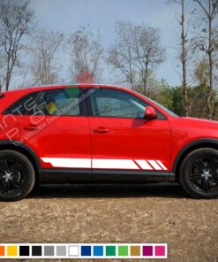 Decal Stickers Vinyl Stripe Kit Compatible with Audi Q3 2008-Present