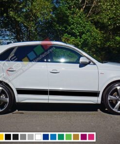 Decal Sticker Vinyl Stripe Kit Compatible with Audi Q3 2008-Present