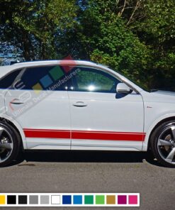 Decal Sticker Vinyl Stripe Kit Compatible with Audi Q3 2008-Present