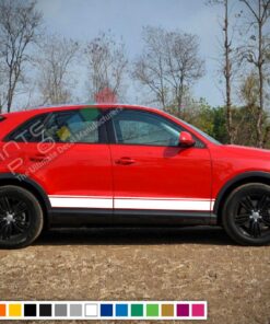 Decal Sticker Vinyl Stripe Kit Compatible with Audi Q3 2008-Present