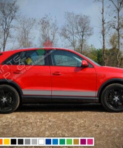 Decal Sticker Vinyl Stripe Kit Compatible with Audi Q3 2008-Present