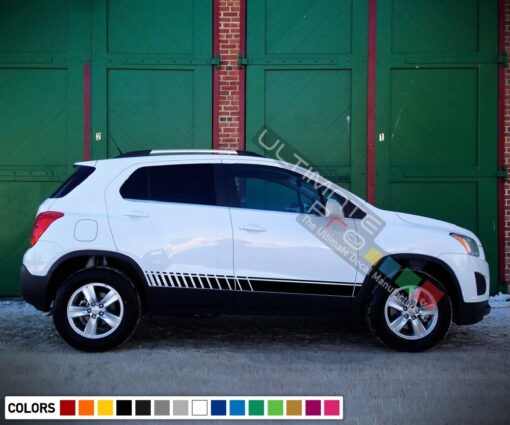 Sticker design vinyl  for Chevrolet Trax decal 2015 - Present