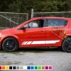 Decals Stripe design for Chevrolet Sonic decal 2015 - Present