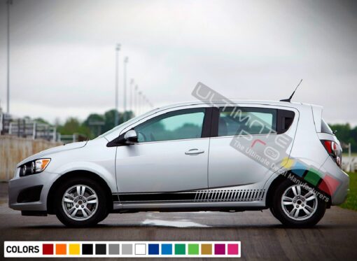 Decals Stripe Vinyl design for Chevrolet Sonic decal 2015 - Present