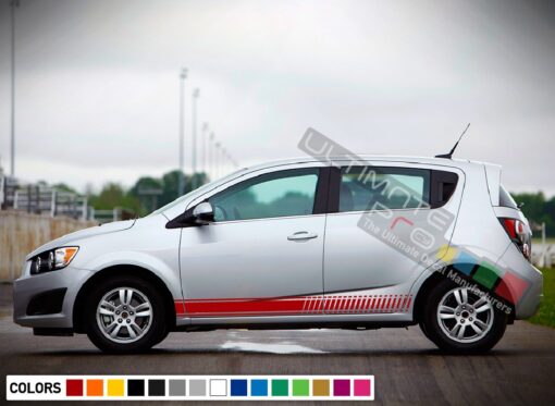 Decals Stripe Vinyl design for Chevrolet Sonic decal 2015 - Present