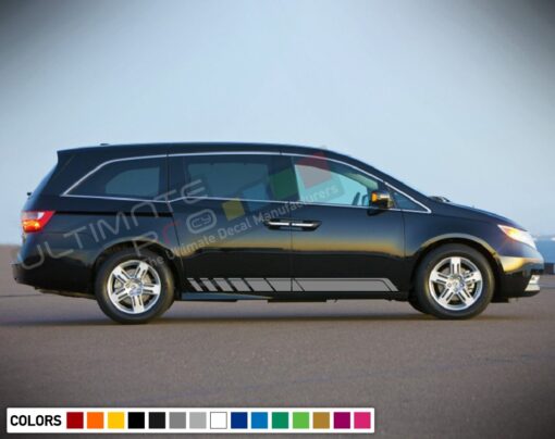 Decal Sticker Stripe Compatible with Honda Odyssey 2016-Present