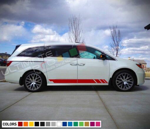 Decal Stickers Stripe Compatible with Honda Odyssey 2016-Present
