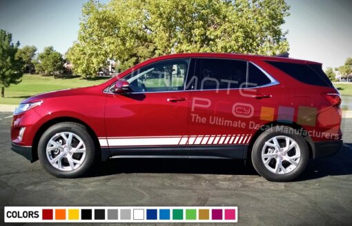 Stripe vinyl decal design for Chevrolet Equinox decal 2015 - Present