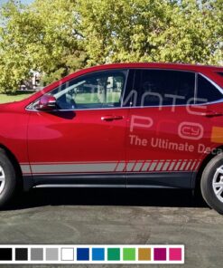 Stripe vinyl decal design for Chevrolet Equinox decal 2015 - Present