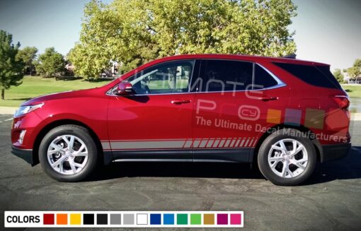 Stripe vinyl decal design for Chevrolet Equinox decal 2015 - Present