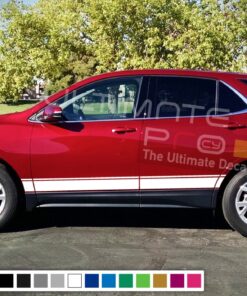 Stripe vinyl decals design for Chevrolet Equinox decal 2015 - Present