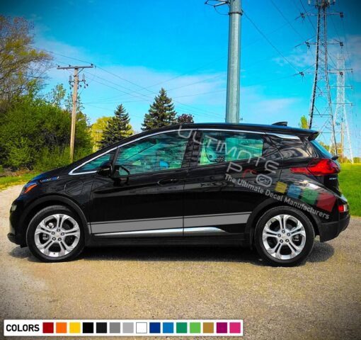 Stripe vinyl design for Chevrolet Bolt decal 2015 - Present