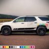 Decal Sticker , vinyl design for Chevrolet Traverse decal 2015 - Present