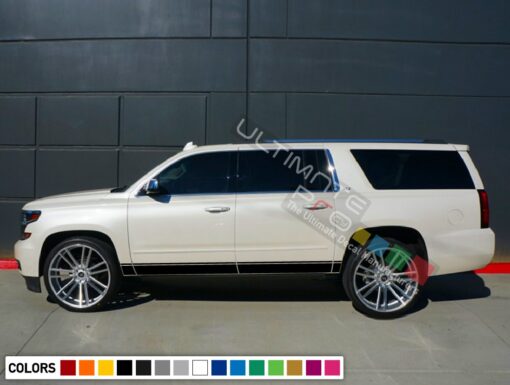 Decals Stripe design for Chevrolet Suburban decal 2015 - Present