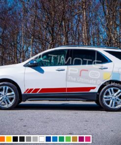 Decals Stripe vinyl design for Chevrolet Equinox decal 2015 - Present