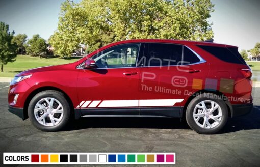 Decals Stripe vinyl design for Chevrolet Equinox decal 2015 - Present