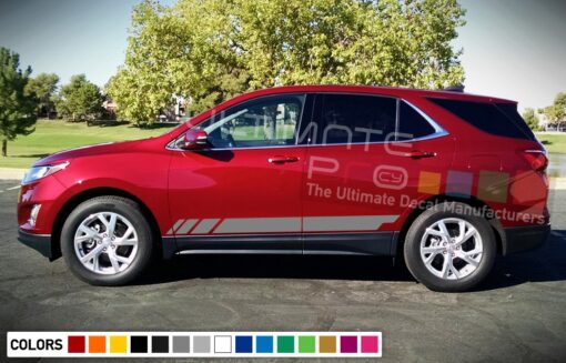 Decals Stripe vinyl design for Chevrolet Equinox decal 2015 - Present