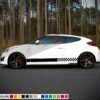 Decal Sticker Vinyl Stripes Compatible with Hyundai Veloster 2009-Present