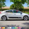 Decal Sticker Vinyl Racing Stripe Compatible with Hyundai Ioniq 2009-Present