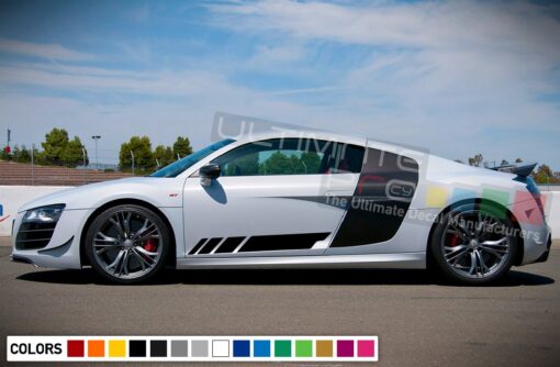 Decal Stickers Stripe Vinyl Kit Compatible with Audi R8 2008-Present