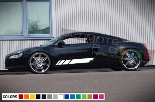 Decal Stickers Stripe Vinyl Kit Compatible with Audi R8 2008-Present