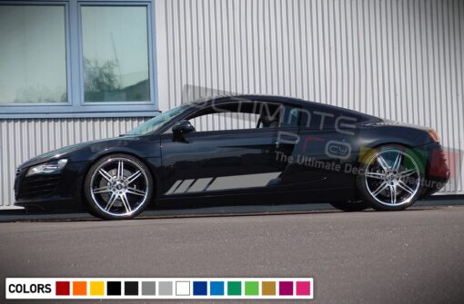 Decal Stickers Stripe Vinyl Kit Compatible with Audi R8 2008-Present