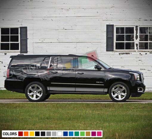 Decal Stickers Side Stripes Compatible with GMC Yukon 2010-Present