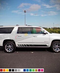 Decal Stickers Side Racing Stripes Compatible with GMC Yukon 2010-Present