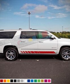 Decal Stickers Side Racing Stripes Compatible with GMC Yukon 2010-Present