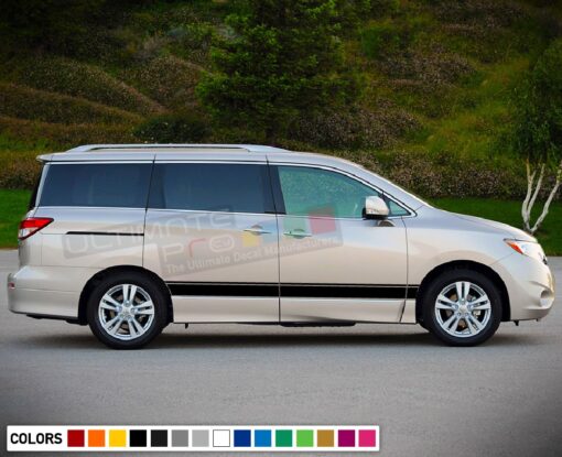 Decal Stripes Compatible Nissan Quest 2003-Present