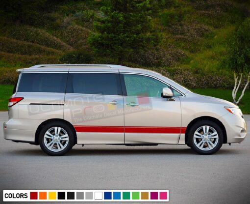 Decal Stripes Compatible Nissan Quest 2003-Present