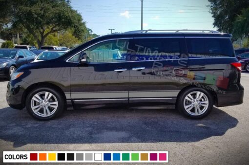 Decal Stripes Compatible Nissan Quest 2003-Present