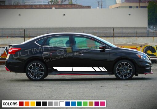 Decal Vinyl Stripes For Nissan Sentra 2003-Present