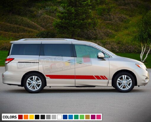 Decal Stripes Vinyl Compatible Nissan Quest 2003-Present