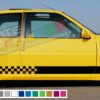 Decal Sticker Side Racing Stripes Compatible with Peugeot 106 Rallye Phase 1 2 16V