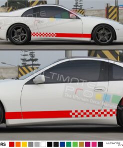 Decal Sticker Side Racing Stripes Compatible with Nissan 300ZX 2012-Present
