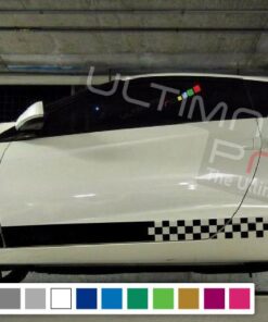 Decal Stickers Vinyl Side Racing Stripes Compatible with Honda CR-Z 2010-Present
