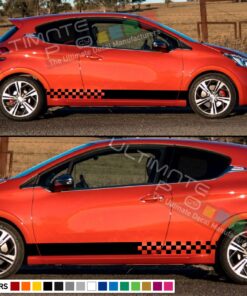 Decal  Vinyl Side Racing Stripes Compatible with Peugeot 208 2010-Present