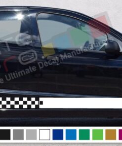 Decal Sticker Side Racing Stripes Compatible with Suzuki Alto 2008-Present