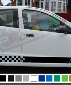 Decal Sticker Side Racing Stripes Compatible with Suzuki Alto 2008-Present