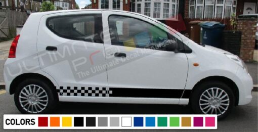 Decal Sticker Side Racing Stripes Compatible with Suzuki Alto 2008-Present